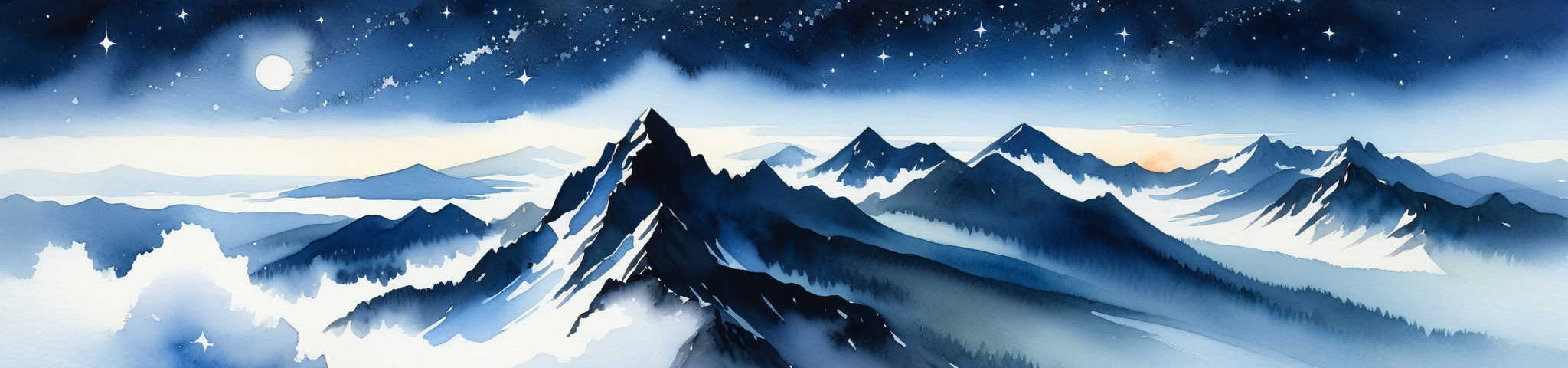 An impossibly high, freezing mountain